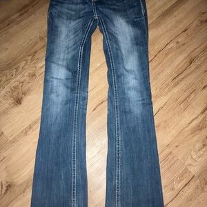 Grace Blue Boot Cut Jeans Classic Denim Style